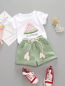 Conjunto remera y short Sandia